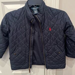 Ralph Lauren Kids Navy Puffer Jacket